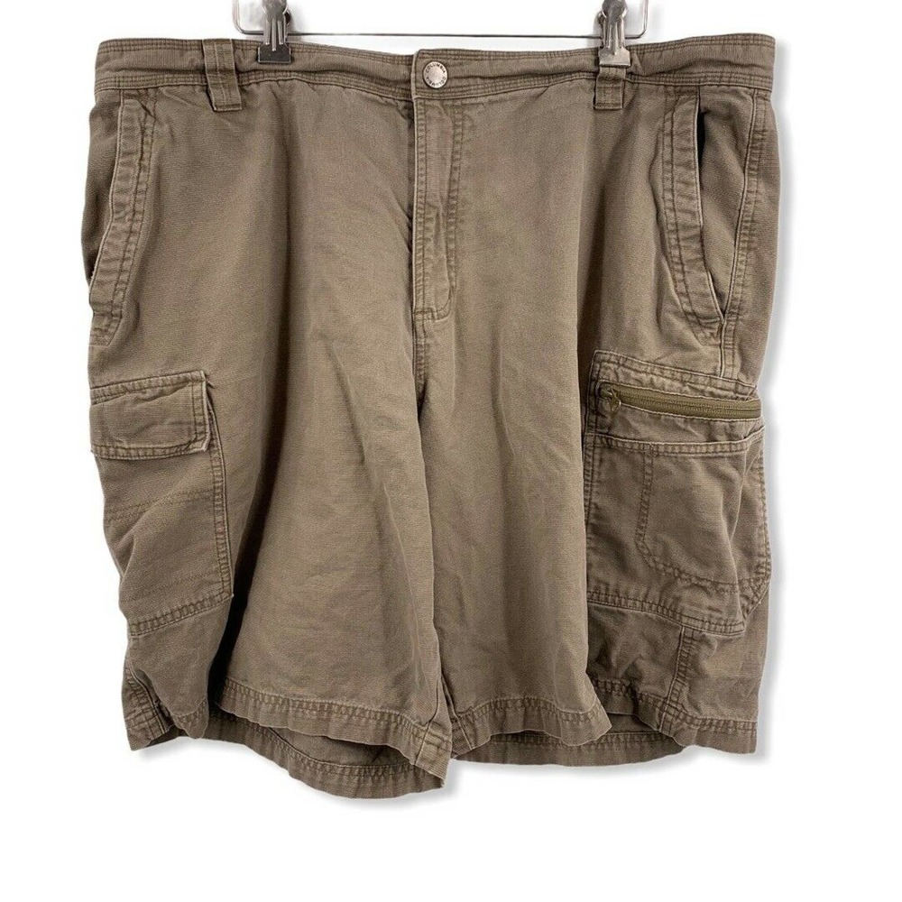 Columbia Tan 100% Cotton Cargo Shorts Size 40